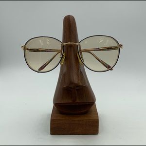Vintage Joan Collins 276 Purple/Gold Oval Frames